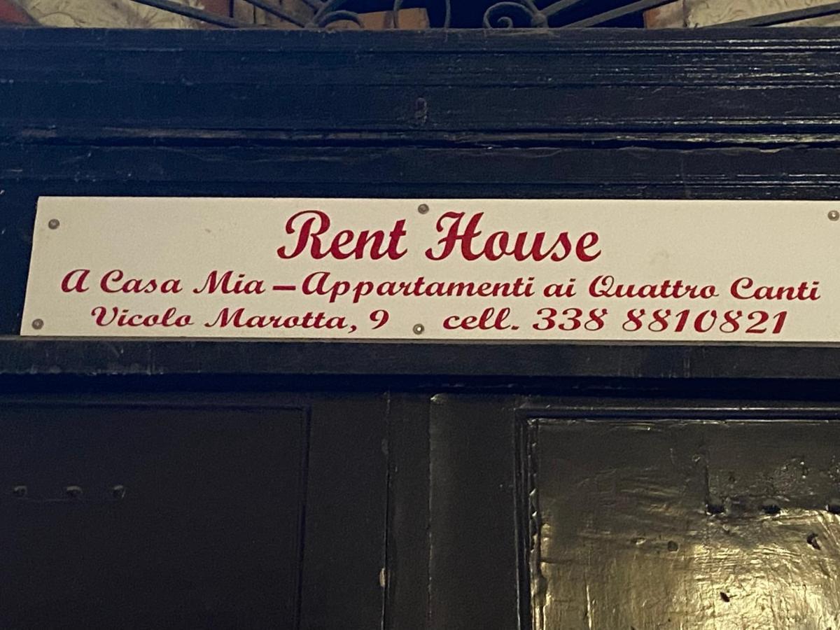 Rent House A Casa Mia Hotel Palermo Kültér fotó